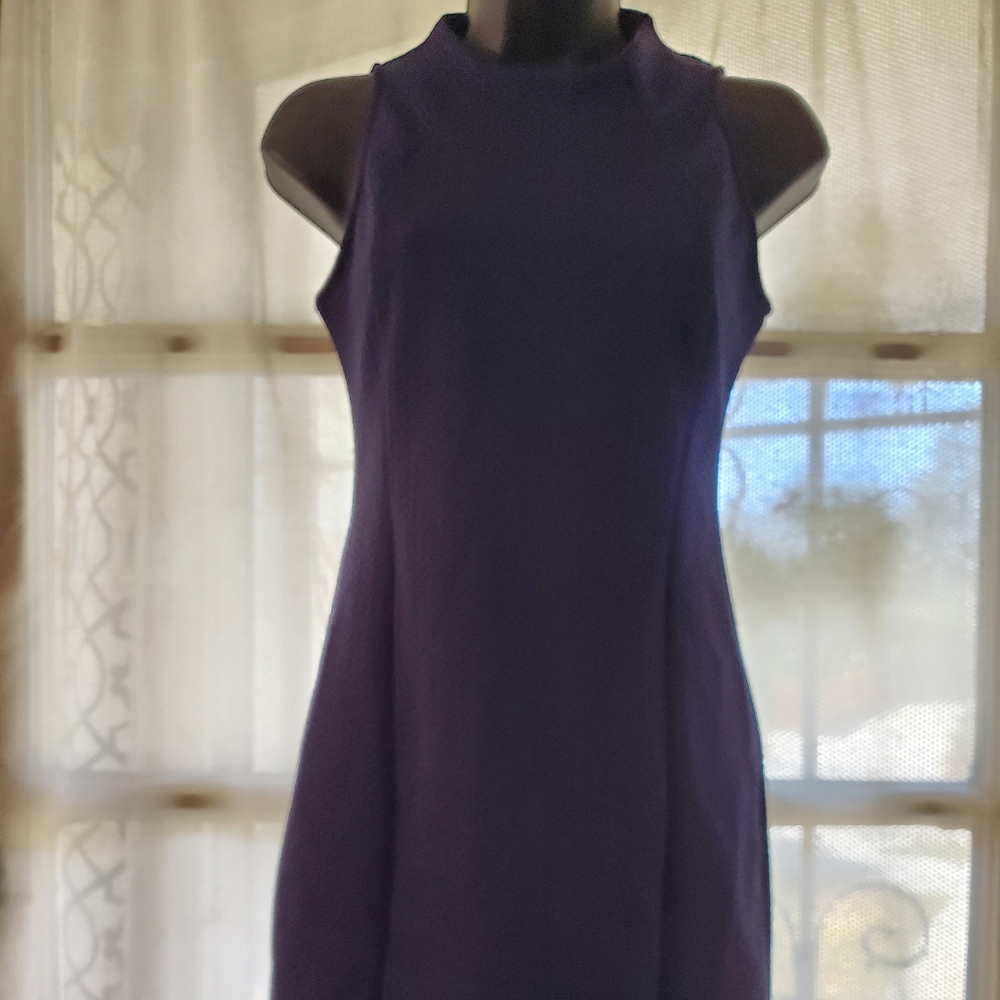 Navy Blue Knit Dress